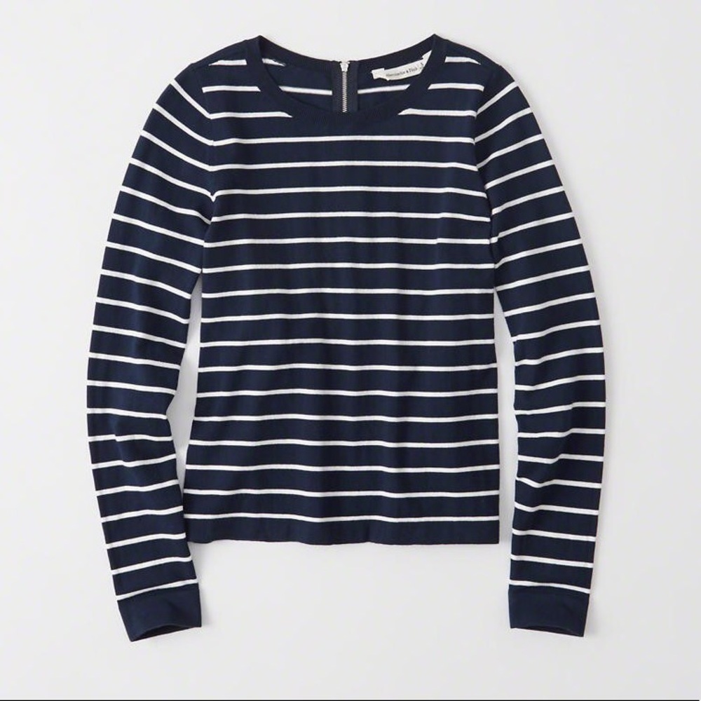Abercrombie & Fitch Zip Striped Women's Sweater